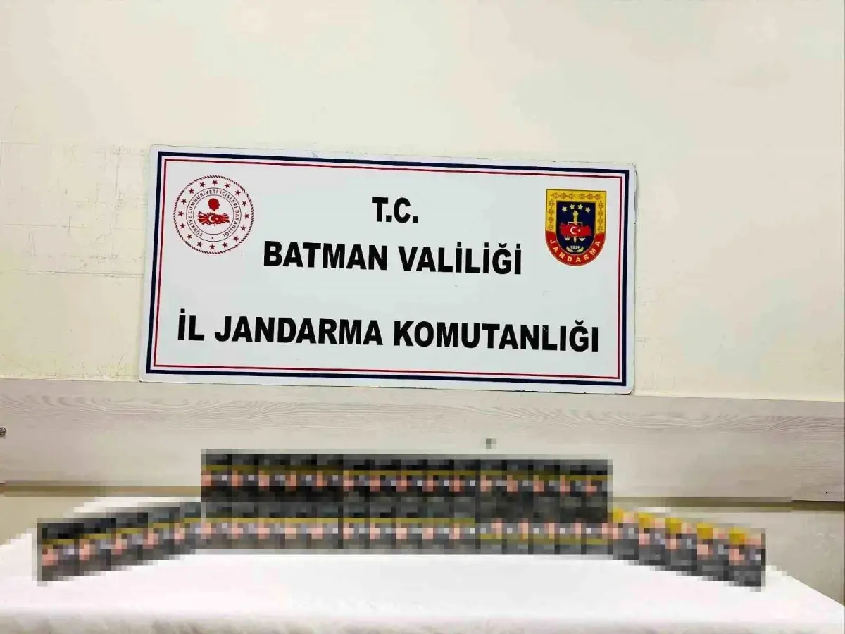 Batman’da Kaçak Tütün ve Sigara Operasyonu