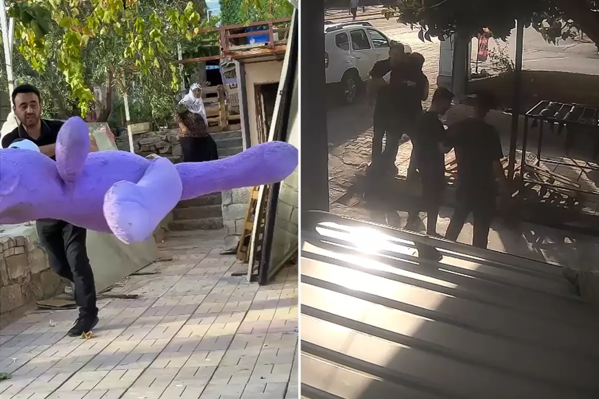 Oto yıkama işletmesinde kira krizi! Eline geçeni sokağa fırlattı