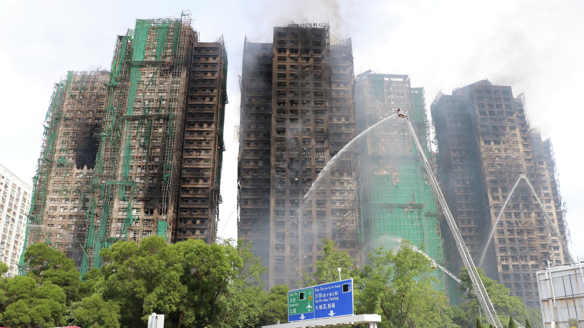 Hong Kong yangın felaketinde can kaybı: 128