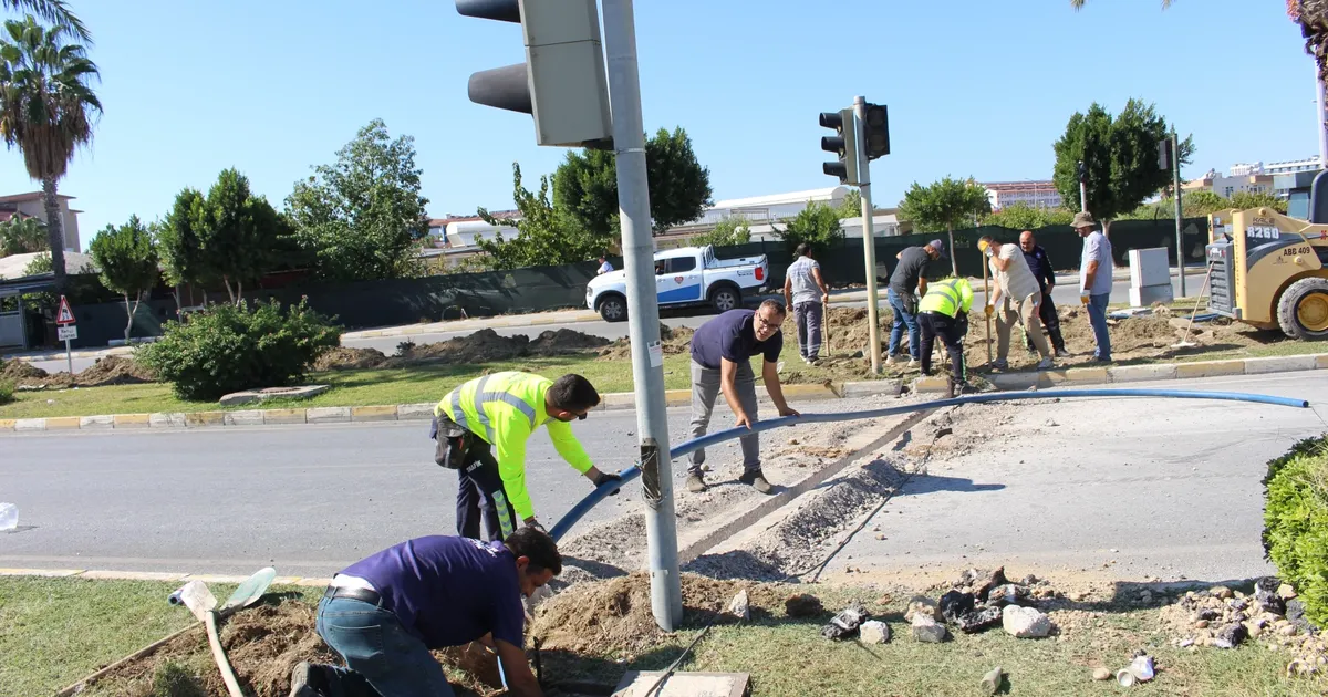 Antalya Manavgat’ta sinyalizasyon yenileme hamlesi
