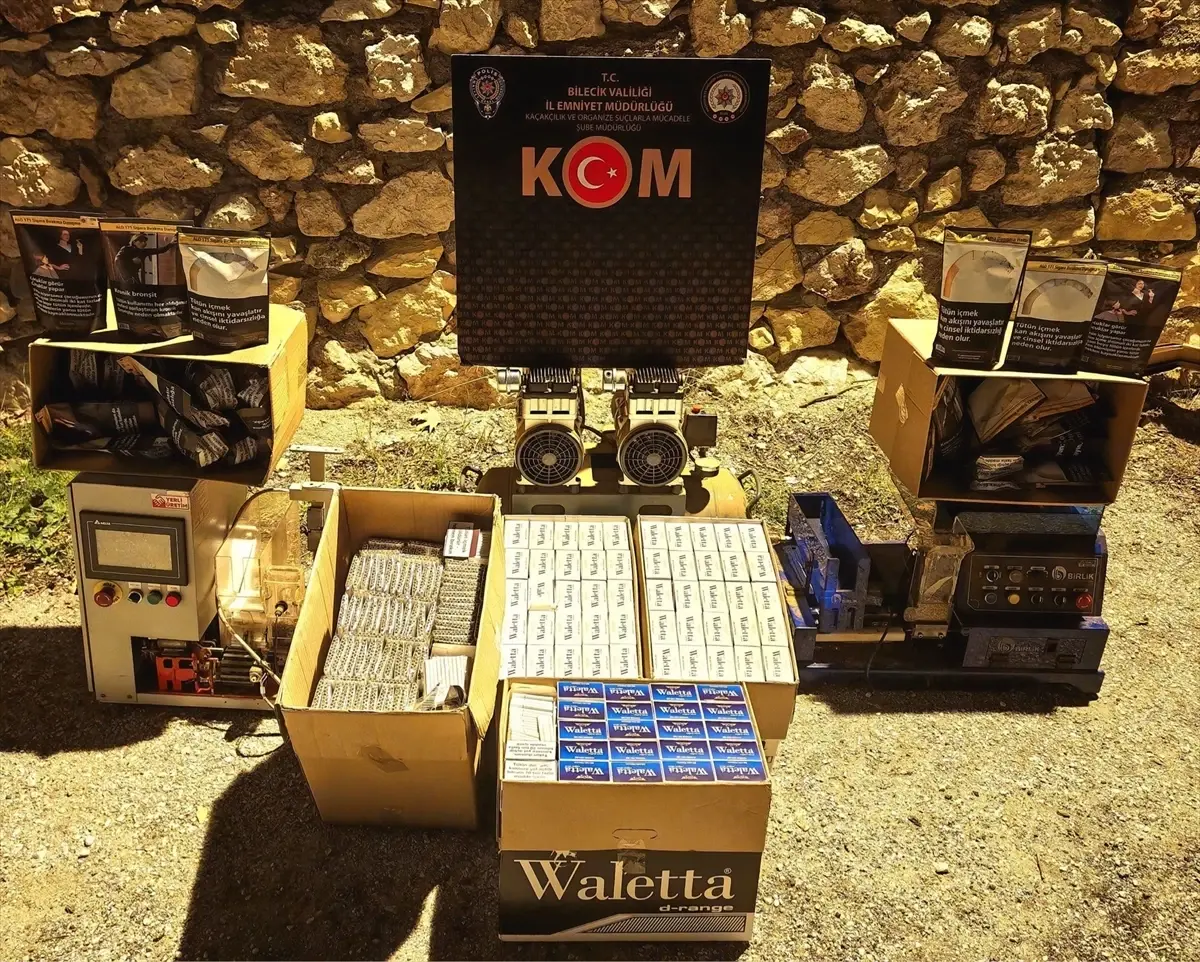 Bozüyük’te Kaçakçılık Operasyonu: 39 Bin Makaron Ele Geçirildi