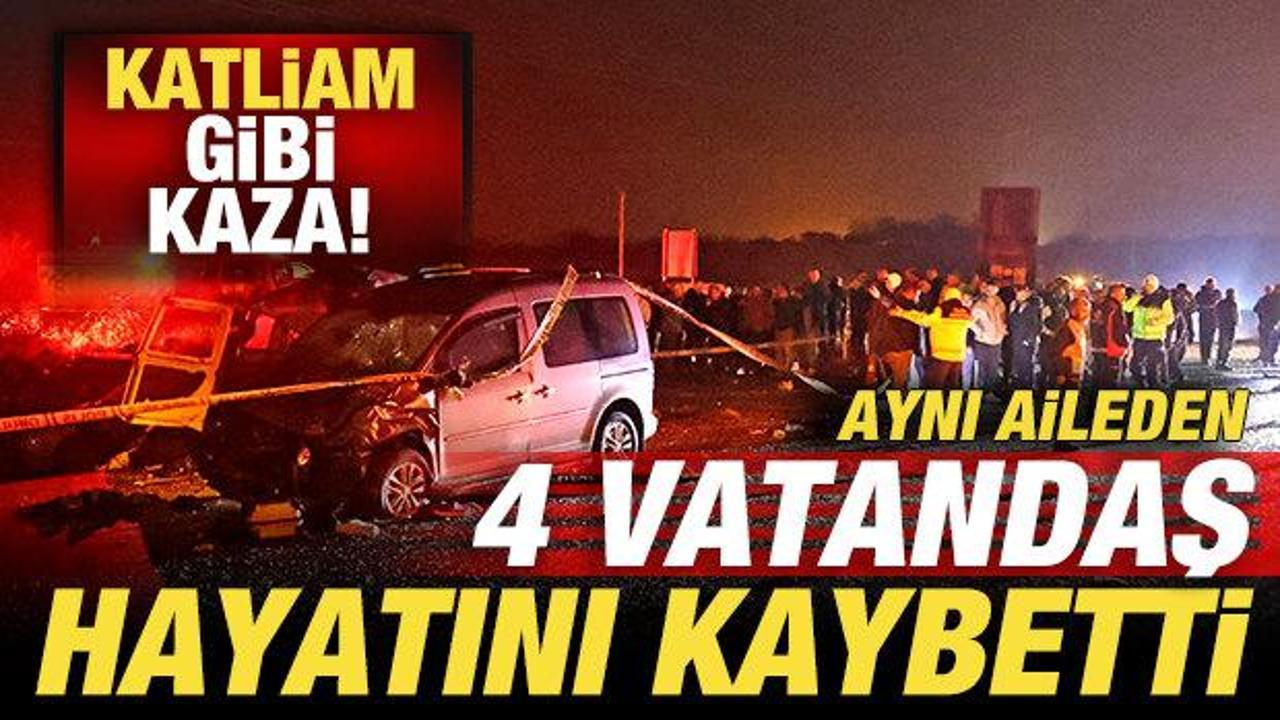 Mardin’de katliam gibi kaza: Aynı aileden 4 vatandaş öldü, 5 kişi yaralandı