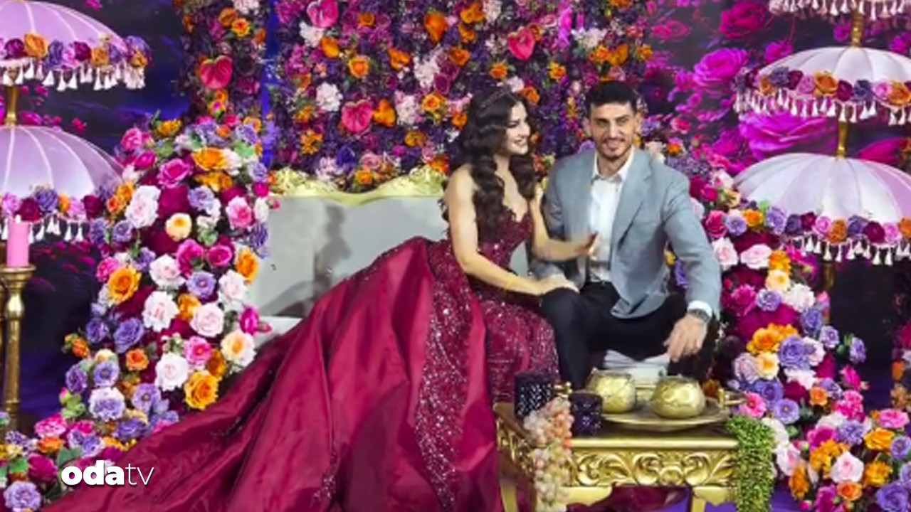 Samet Akaydın ile Hazal Çağlar’ın kına gecesi: Davul çaldı