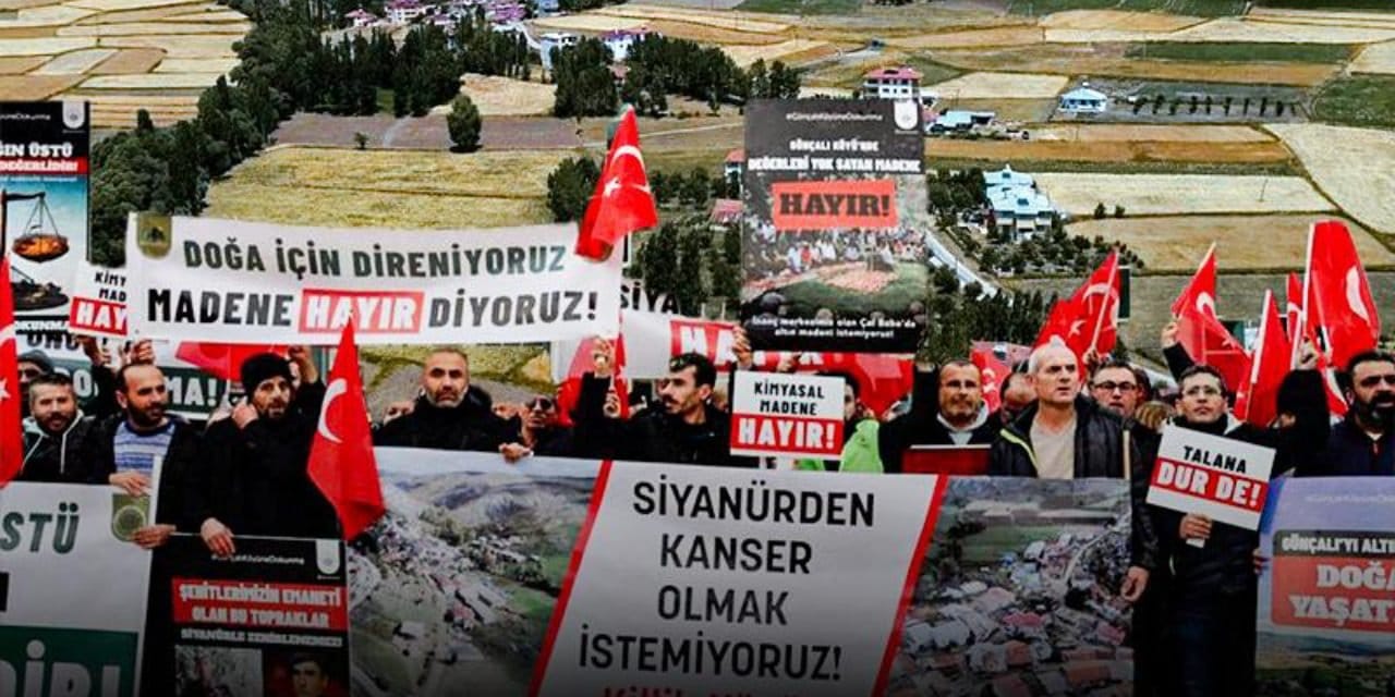 Tokat’ta köylüler direndi yargı madene “Dur” dedi