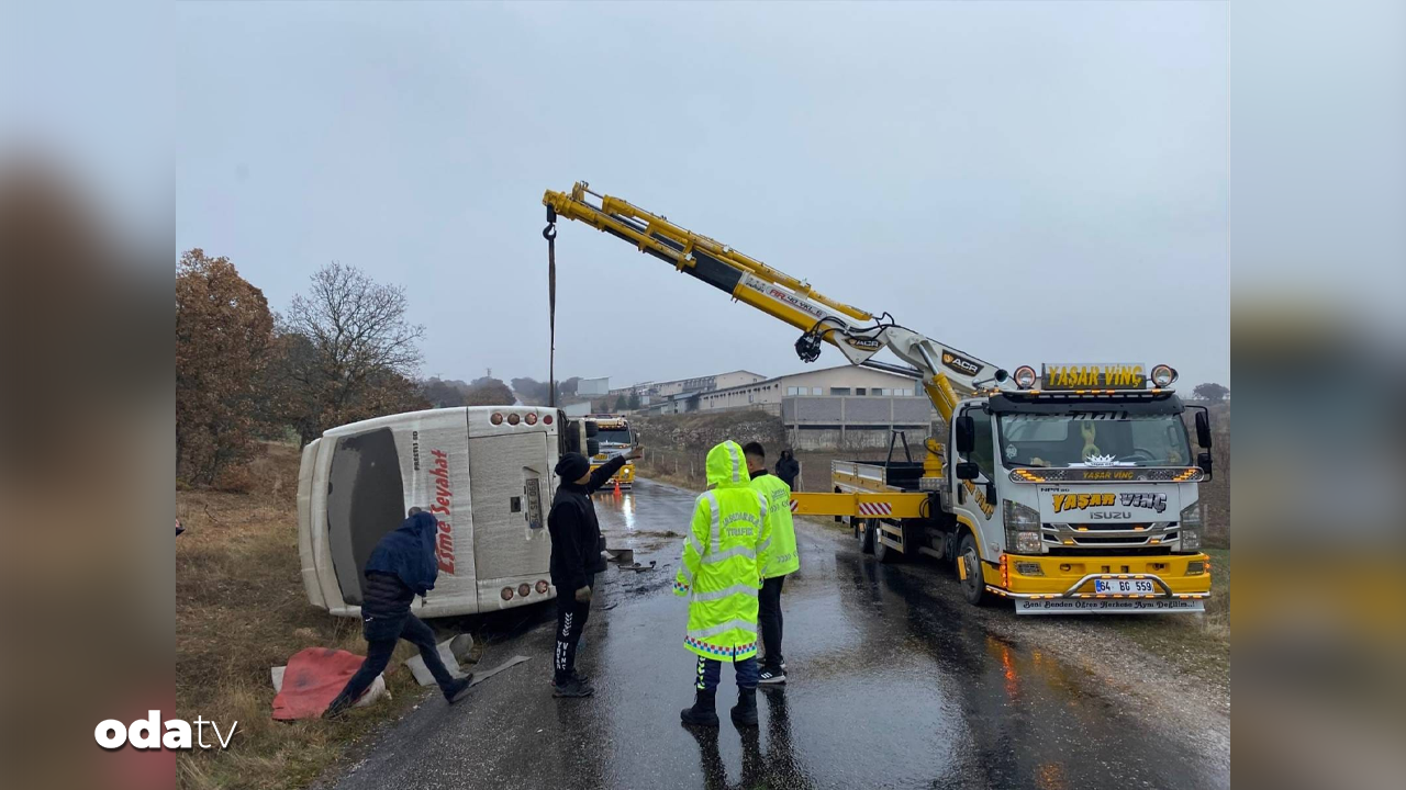 Uşak’ta feci kaza: 5 kişi yaralandı